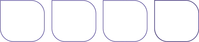 Consistent shapes from typeface to character