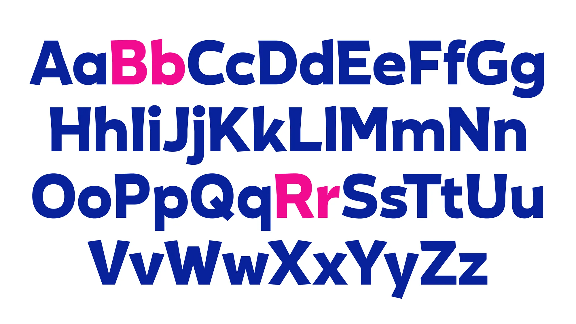 Baskin Robbins Proprietary Typeface they had with their old identity