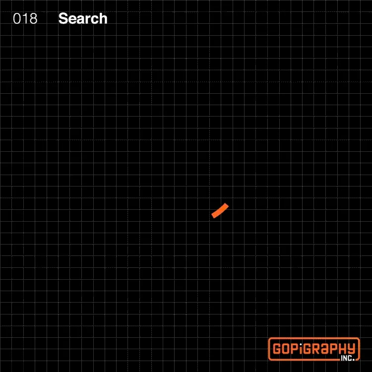 search icon graphic design micro animation